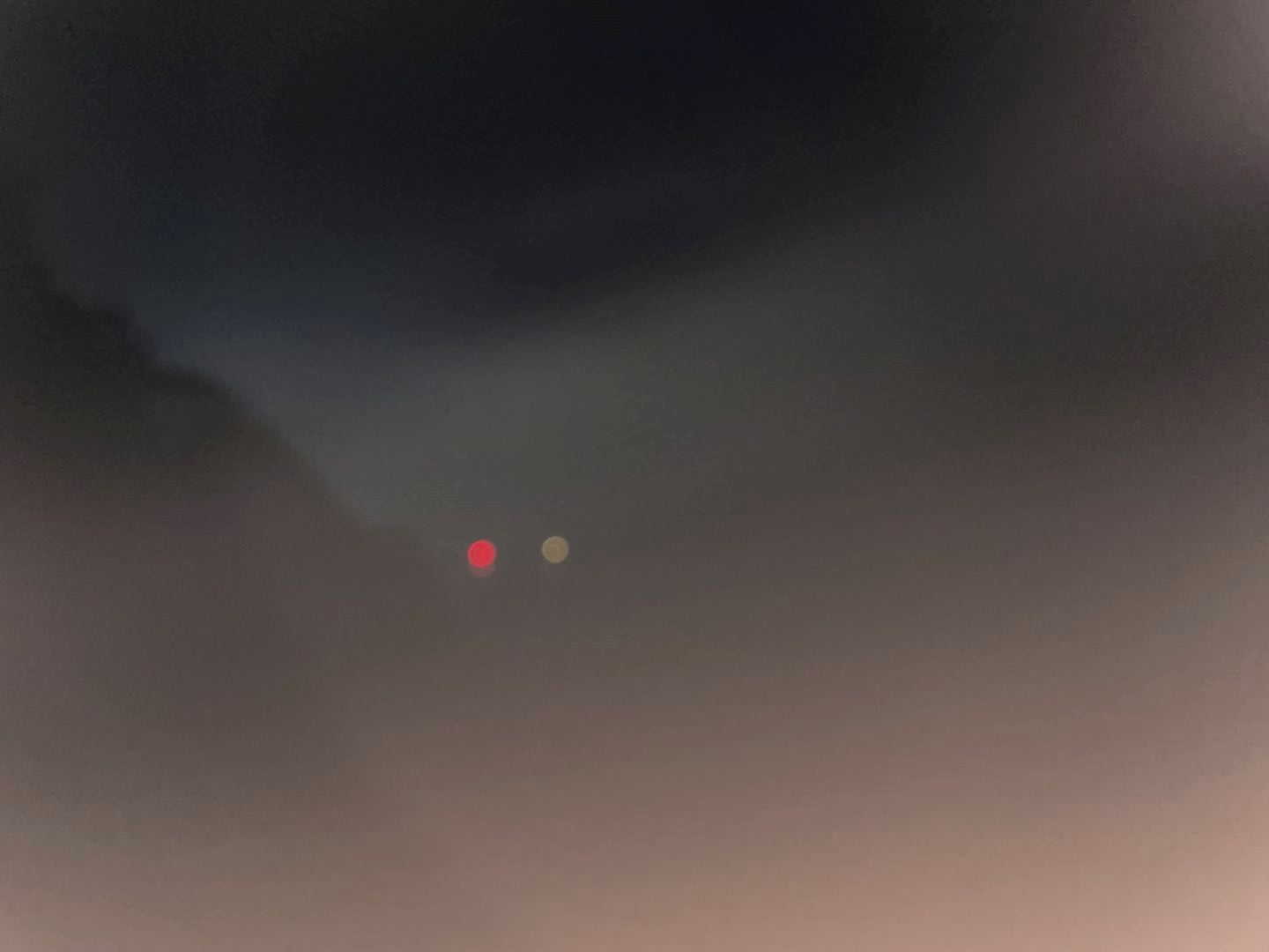night sky in the mountains