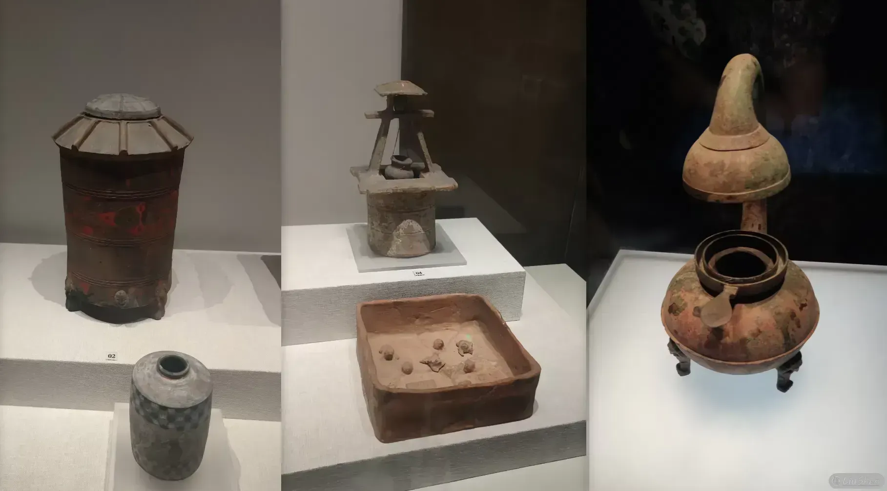 Pottery pieces