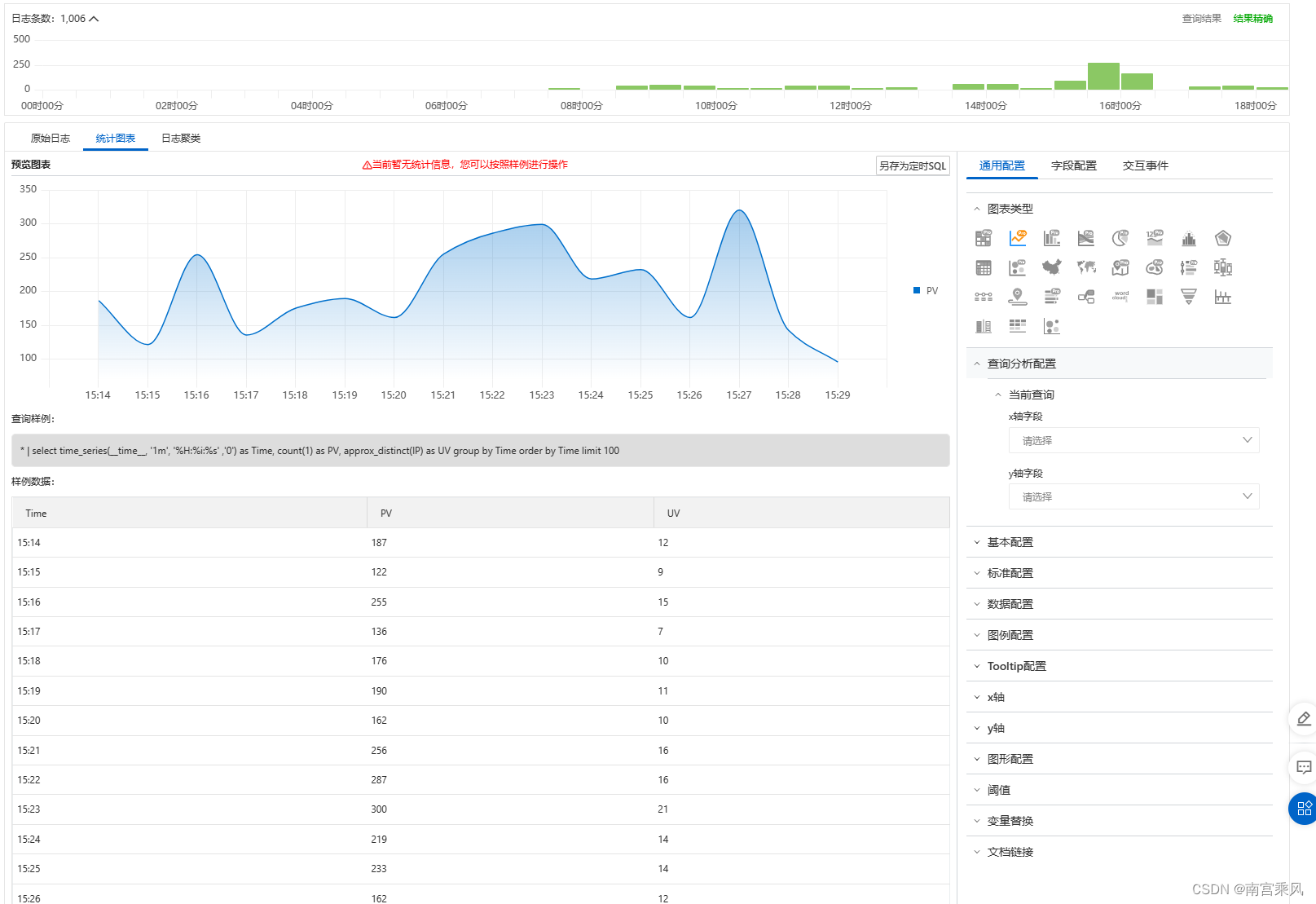 Pod log time offset screenshot 2