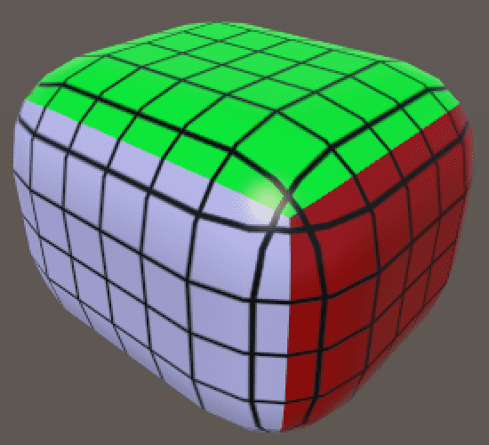 Different coordinates for each material