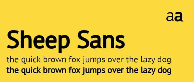 Sheep Sans sample