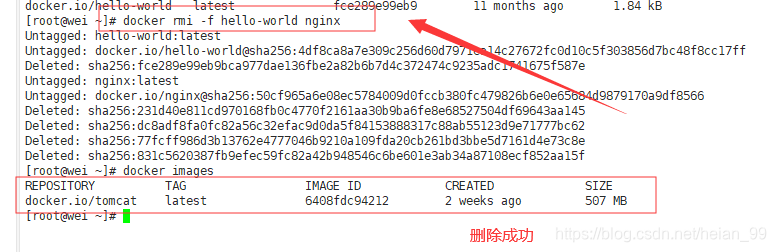 Remove multiple images