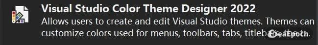 Visual Studio Color Theme Designer 2022