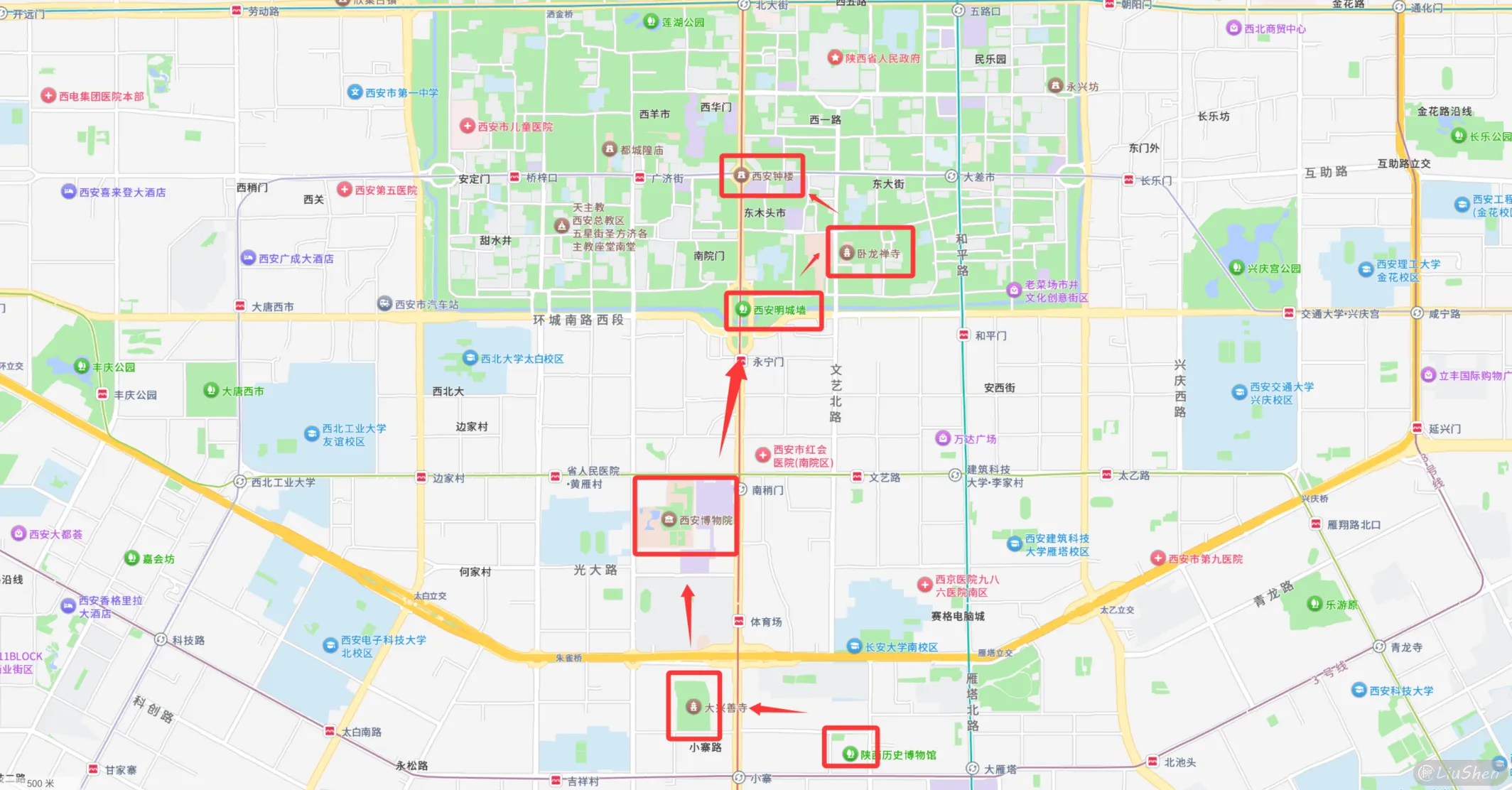 Original planned route